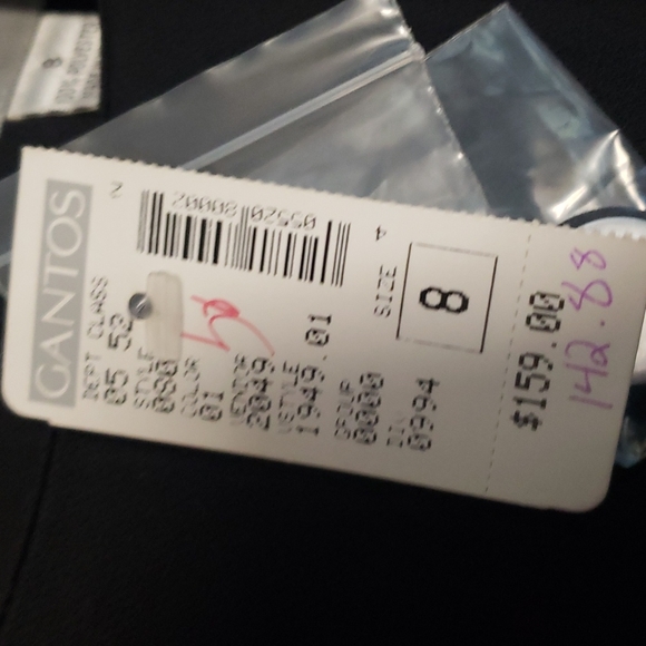 Vintage Gantos Black Dress With Matching Duster - Picture 6 of 6